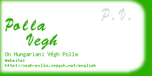 polla vegh business card